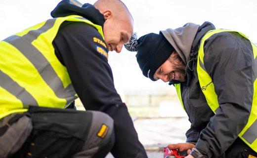 composite installers drilling decking - Composite Prime