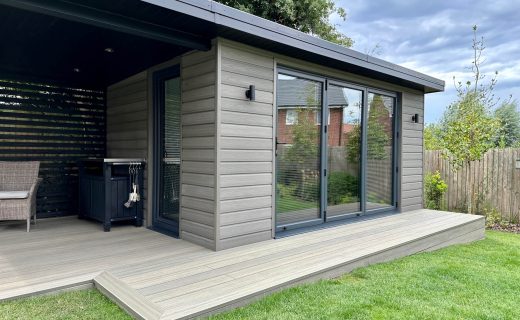 HD Clad Pro cladding in cedar grey - Composite Prime