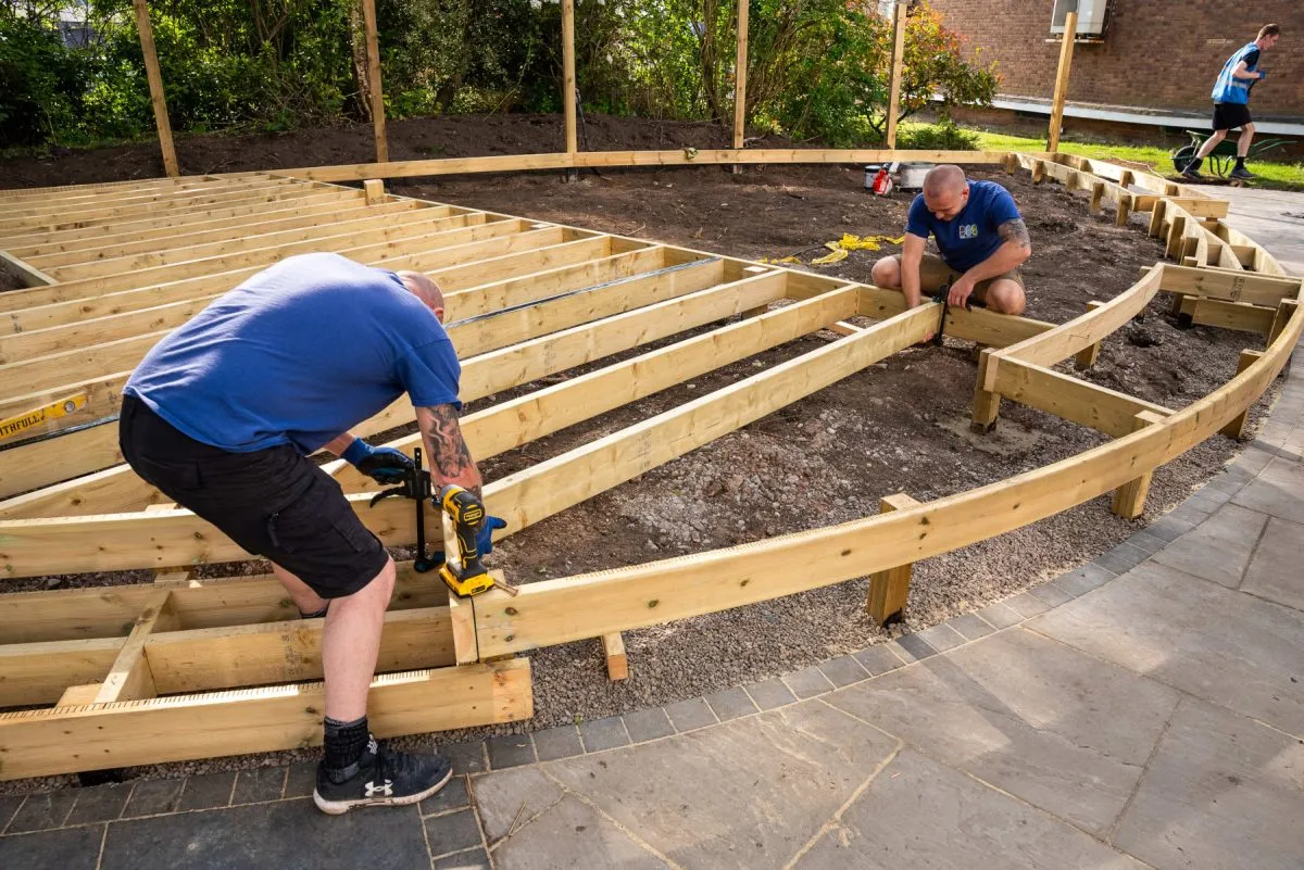 fitting redux panels to create a patio - Composite Prime