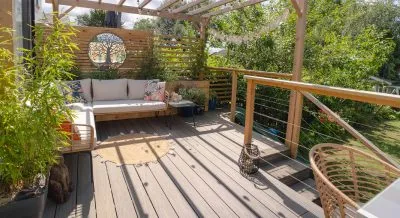 HD Dual Deck used in a garden - Composite Prime