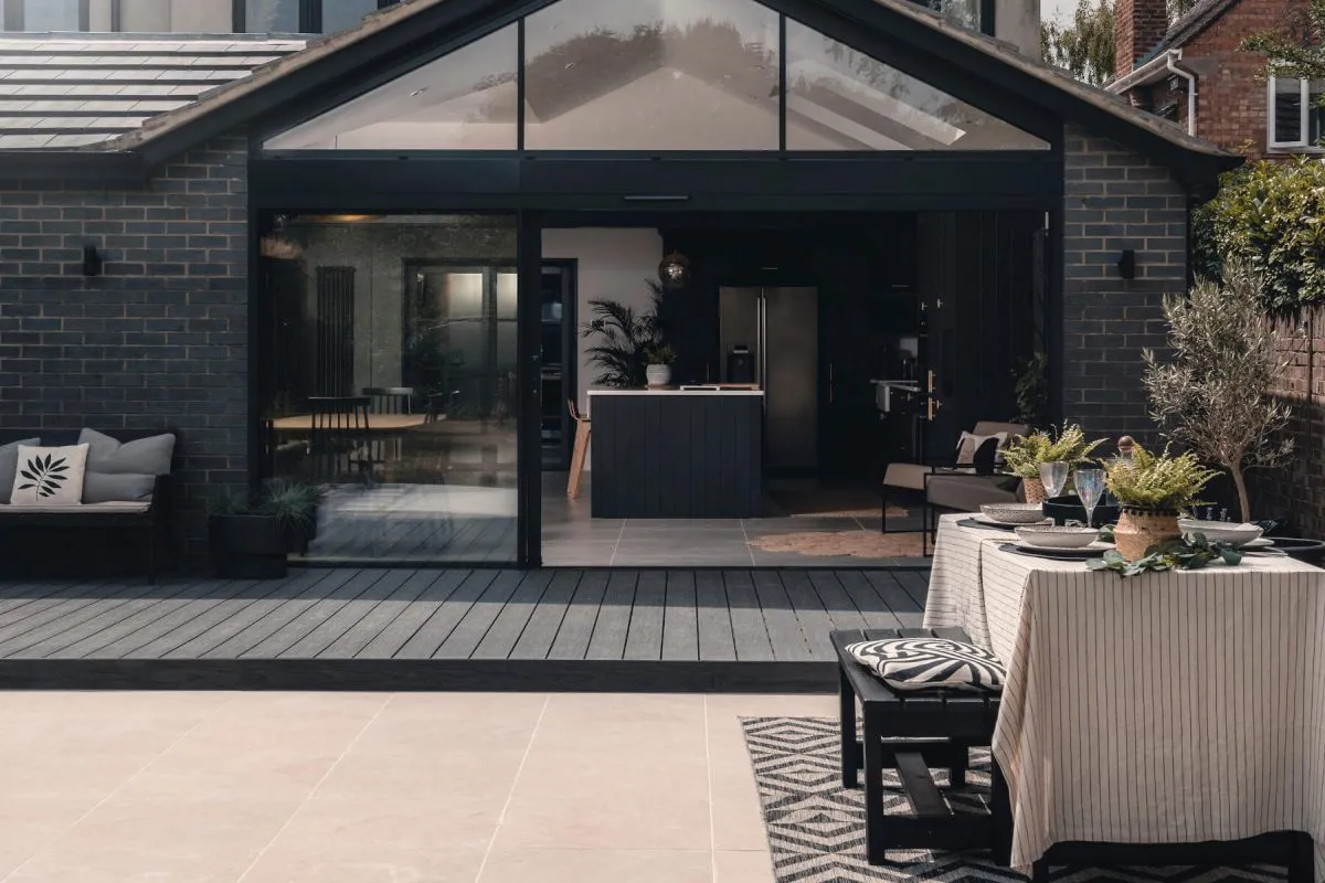 HD Deck Dial patio in slate - Composite Prime