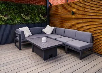 Decking in shades Carbon/ Antique - Composite Prime