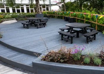 redux composite panels used for commercial picnic area - Composite Prime