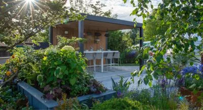 Redux Decking used in a garden - Composite Prime