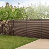 HD Fence in walnut - Composite Prime
